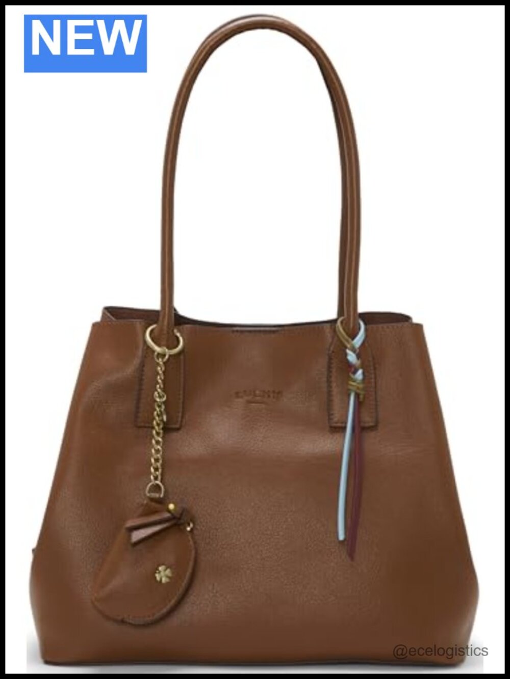 Faux Leather Satchel Tote Magnet Closure Shoulder Bag